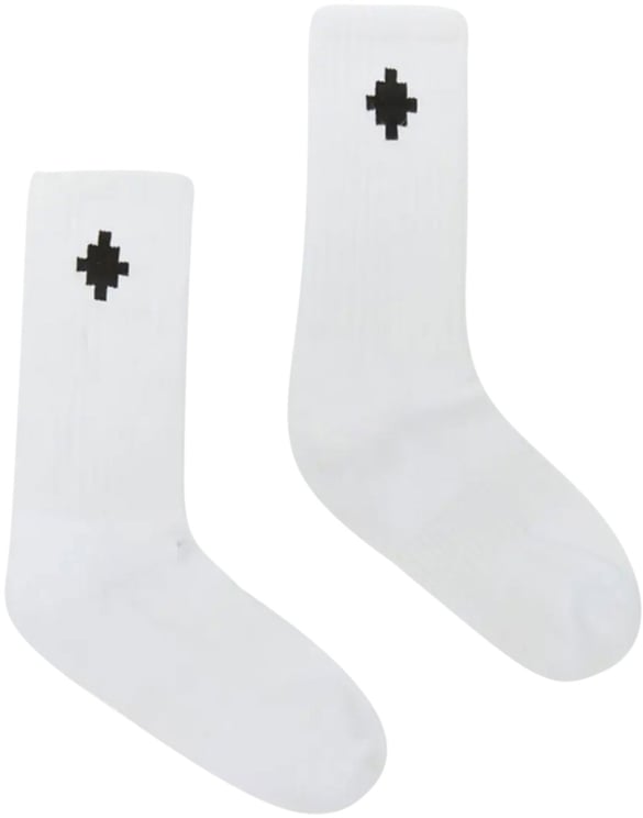 Marcelo Burlon White Socks short