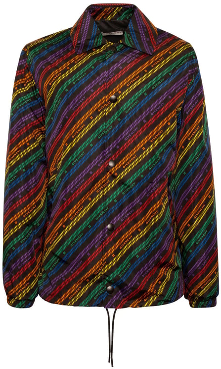 Givenchy Givenchy Rainbow Chain Nylon Jacket