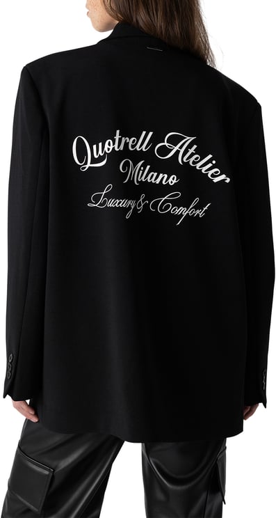 Quotrell Naya Oversized Blazer | Black