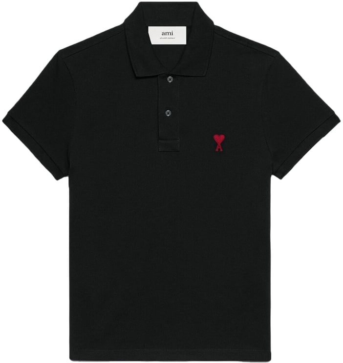 AMI Paris T-shirts and Polos Black Black