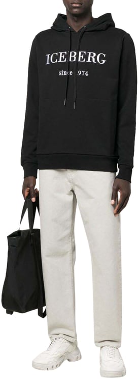 Iceberg Hoodie Zwart