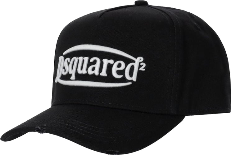 Dsquared2 Black Logo Baseball Cap Black