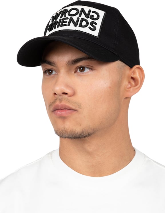 Wrong Friends BARCELONA CAP - BLACK/WHITE