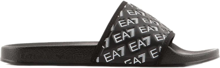 EA7 Slippers Zwart