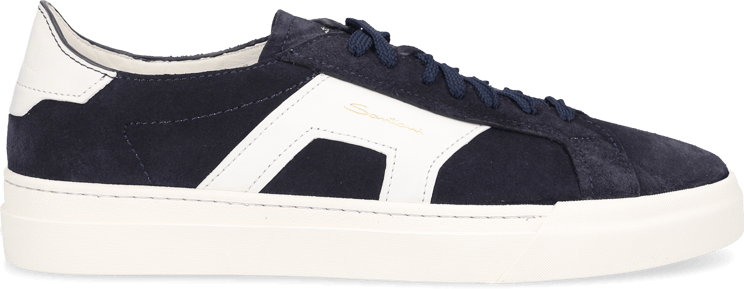 Santoni Low-top Sneakers Double Buckle Suede Goofy W