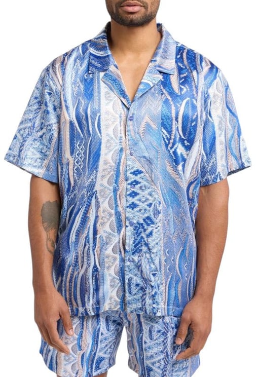 Carlo Colucci Carlo Colucci Heren Blouse Multi C4731/161