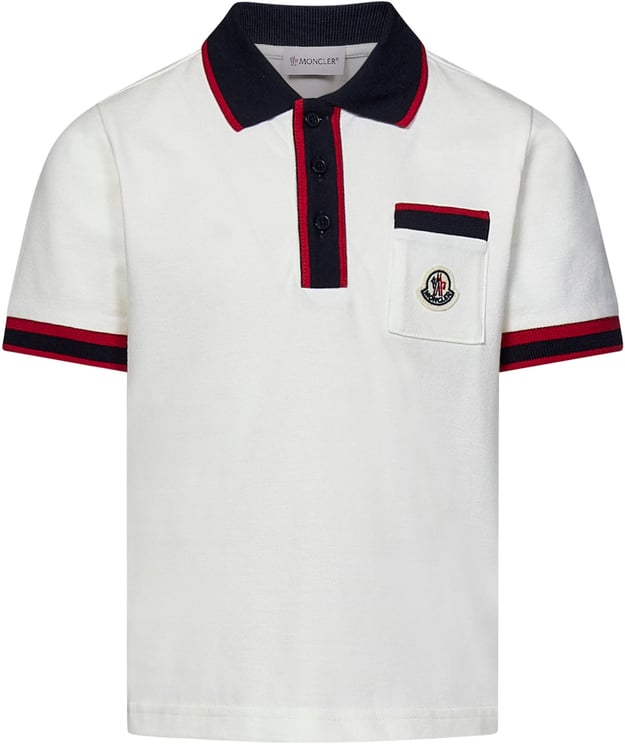 Moncler MONCLER KIDS T-shirts and Polos White
