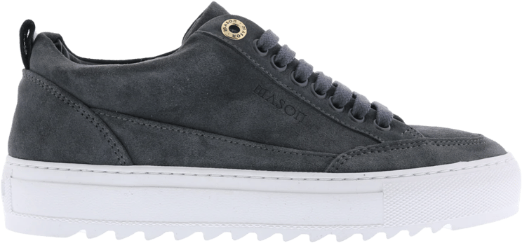 Mason Garments Dames Tia Suede Asfalto