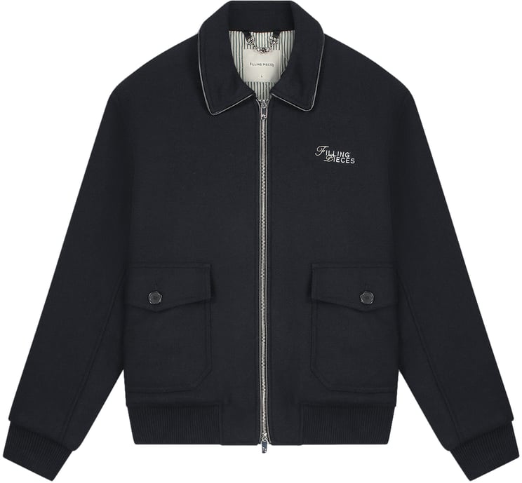 Filling Pieces Bomber Jacket Black
