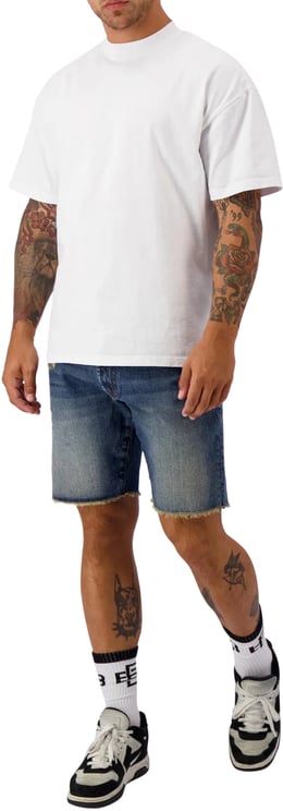 Black Bananas Cut Off Korte Broek Heren Donkerblauw