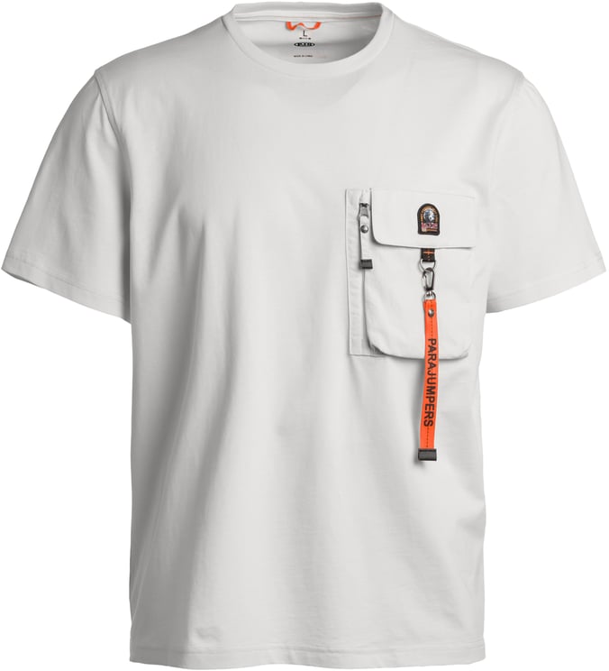 Parajumpers Parajumpers Mojave T-shirts Lichtgrijs Pmtsre07