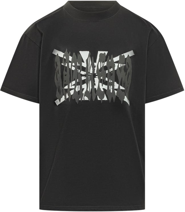 44 Label Group T-shirt con Stampa Grafica Frontale