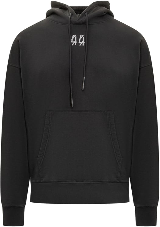 44 Label Group 44 Label Group Felpa Con Cappuccio Logo Uomo