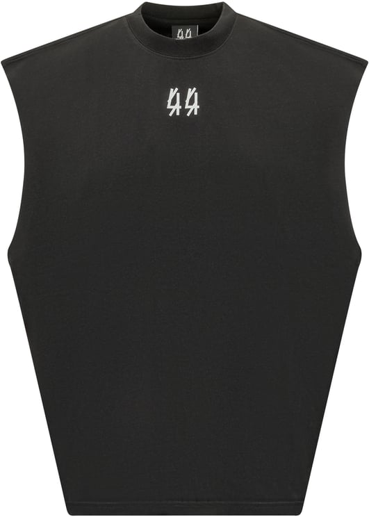 44 Label Group Top Senza Maniche con Stampa