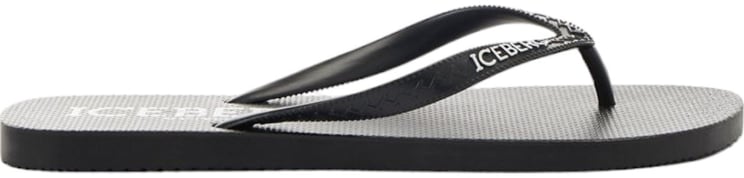 Iceberg Slippers Heren Zwart/Wit