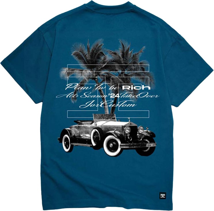 JORCUSTOM Rolls Loose Fit T-Shirt Petrol