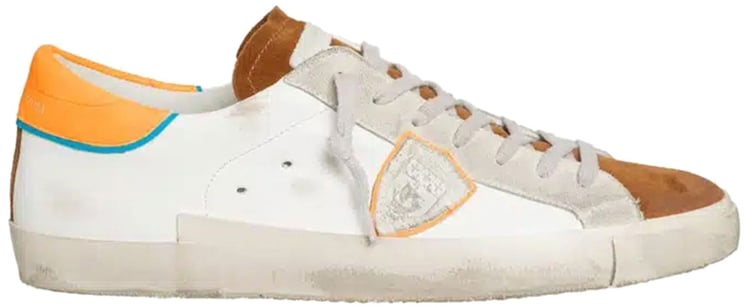 Philippe Model prsx vintage blanc orange