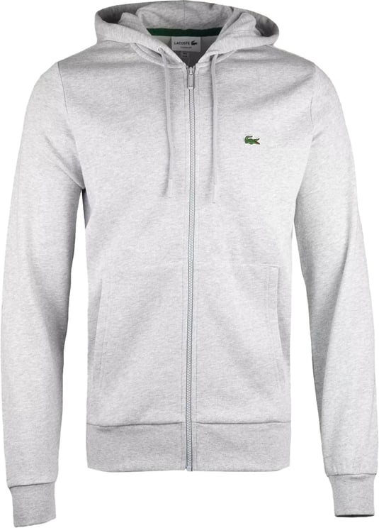 Lacoste zip hoodie grey