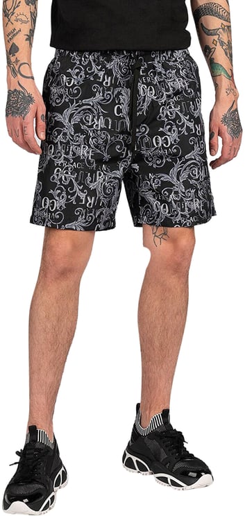 Versace Jeans Couture zwemshort print logo couture steel