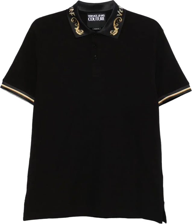 Versace Jeans Couture Polo Chromo Collar Black