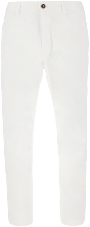 Dsquared2 Dsquared2 White cotton stretch chino pants
