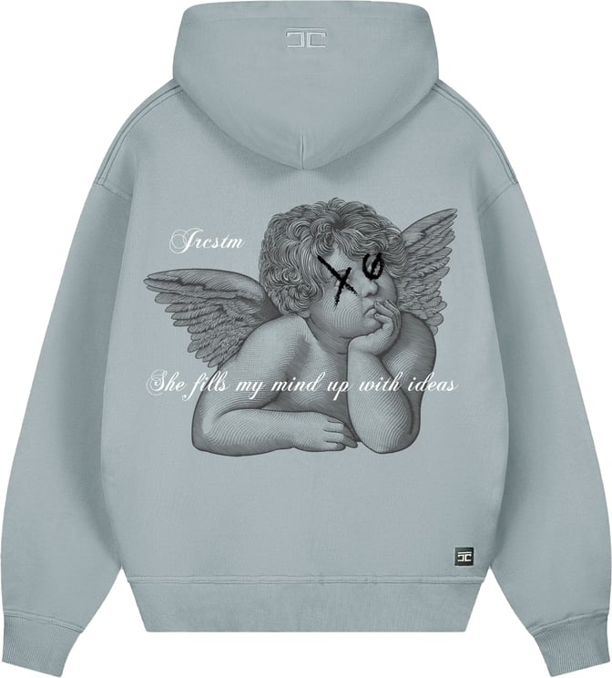 JORCUSTOM Angel Oversized Hoodie AshBlue