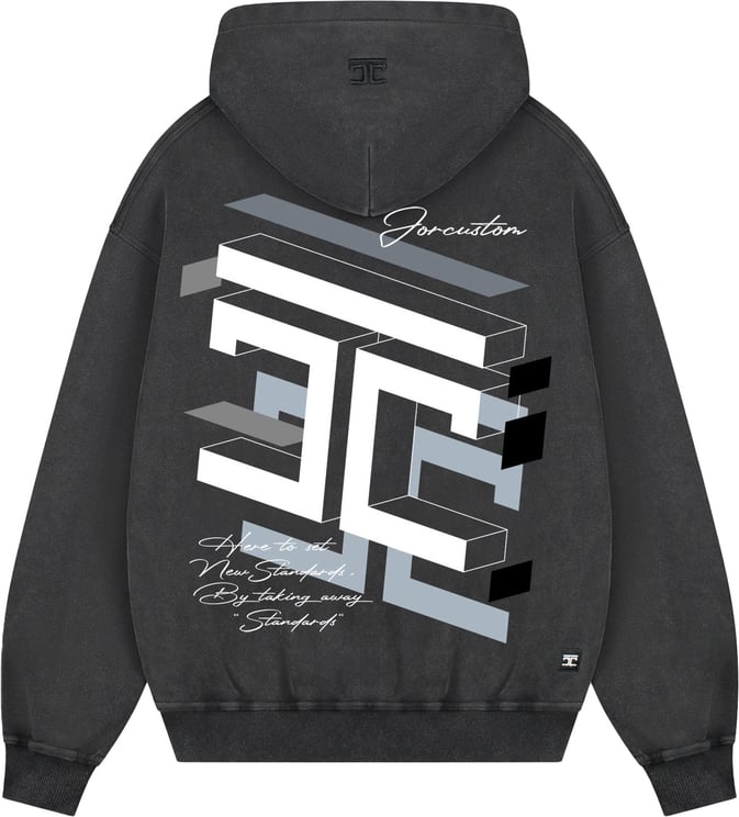 JORCUSTOM Assembly Oversized Hoodie AcidGrey