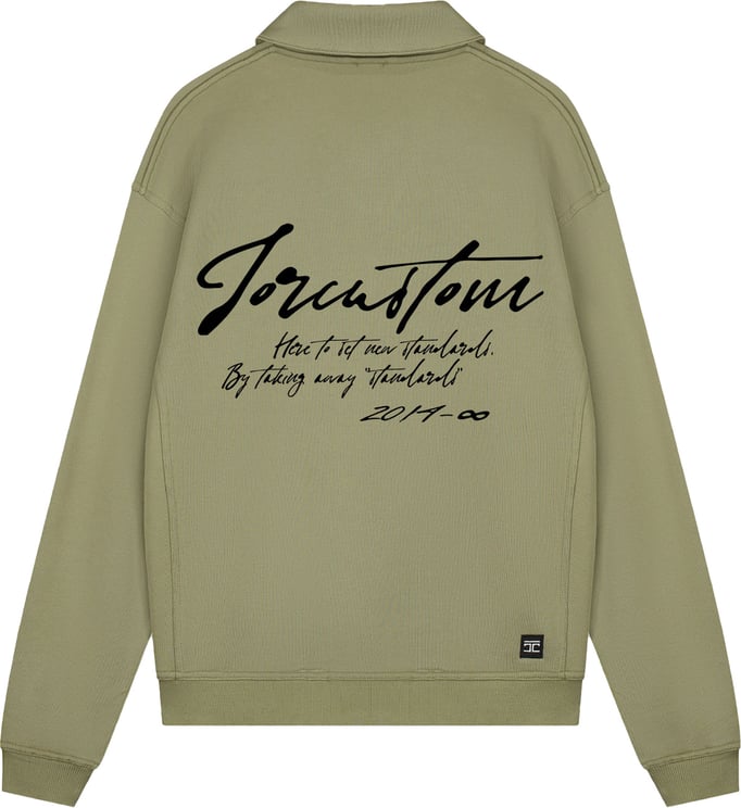 JORCUSTOM NewStandards Zip Sweater Olive