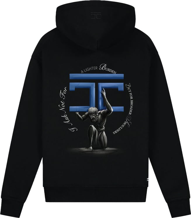JORCUSTOM Atlas Slim Fit Hoodie Black