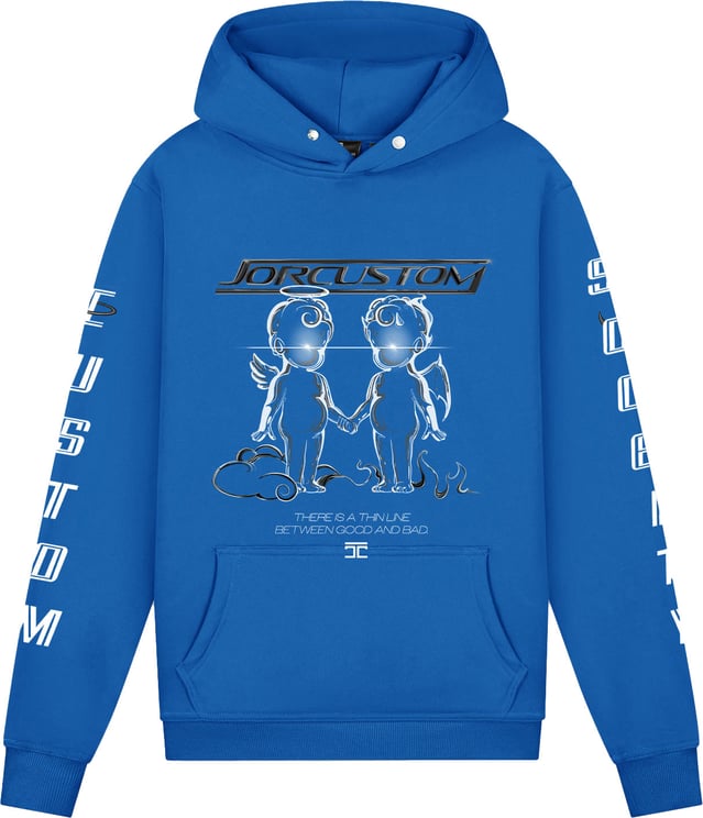 JORCUSTOM ThinLine Slim Fit Hoodie Cobalt