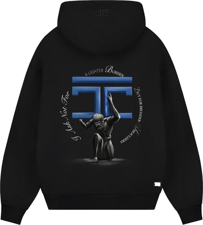 JORCUSTOM Atlas Zipped Hoodie Black