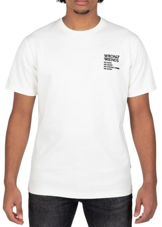 Wrong Friends NO GUTS NO GLORY T-SHIRT 2.0 - WHITE