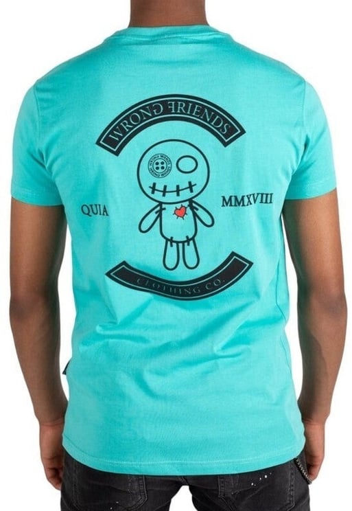 Wrong Friends VERONA T-SHIRT - TURQUOISE