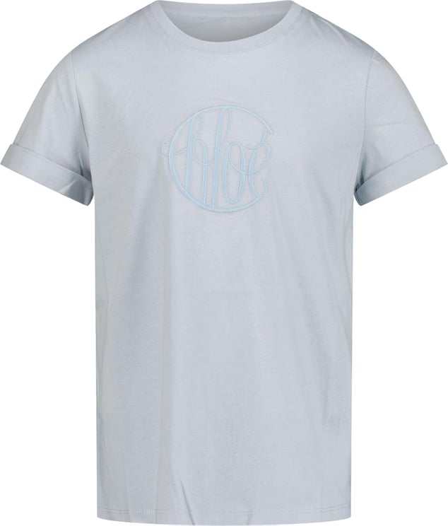 Chloé Chloe Kinder Meisjes T-Shirt In Licht Blauw