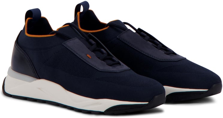 Santoni Sneaker Blauw