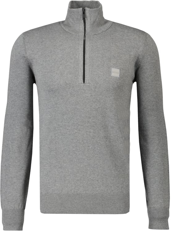 Boss Kanobix coltrui halfzip grey grijs