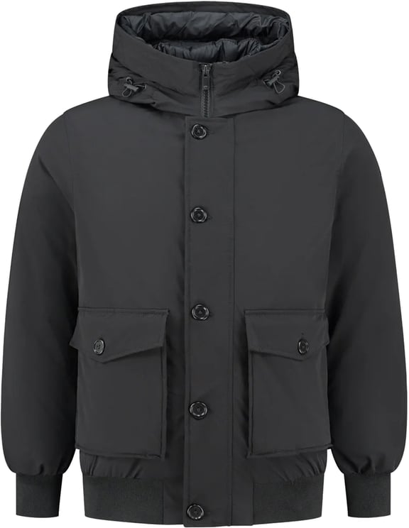 Pure Path Zwarte winterjas