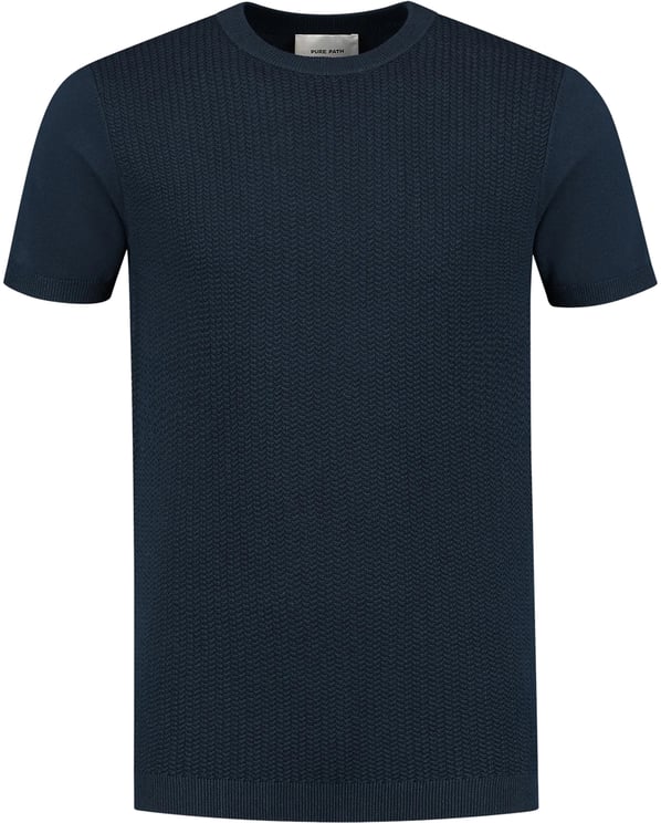 Pure Path Braided knitwear T-Shirt
