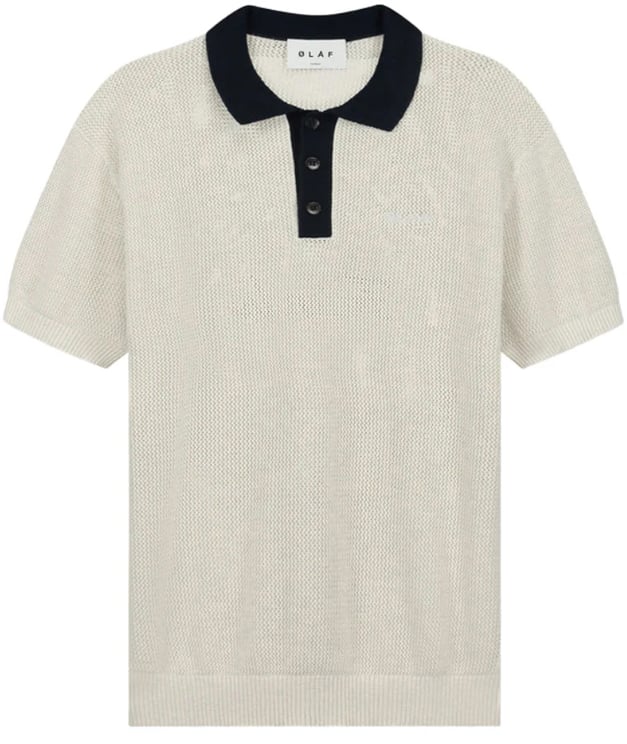 ØLÅF Varsity Polo Knit ss