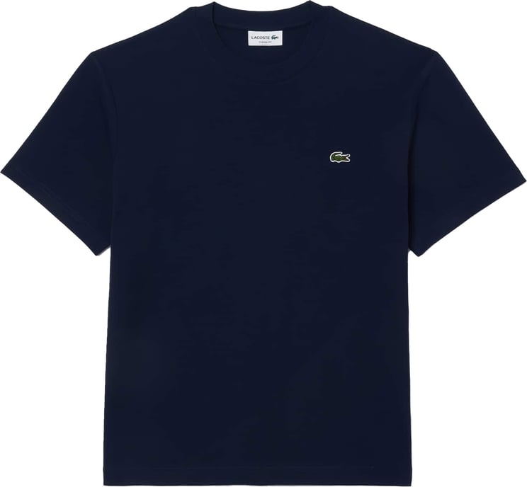 Lacoste Katoenen T-shirt Navy