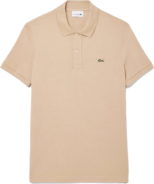 Lacoste Slim Fit Piqué Polohemd Beige