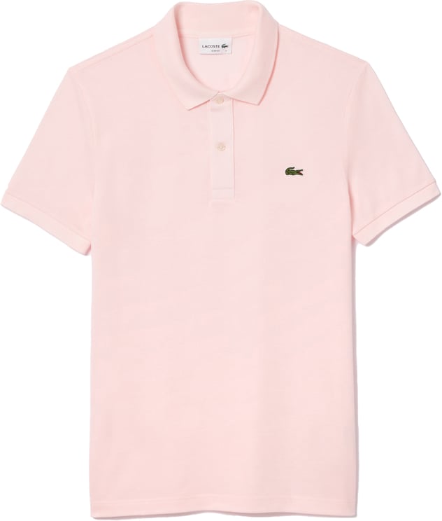 Lacoste Slim Fit Piqué Polohemd Lichtroze