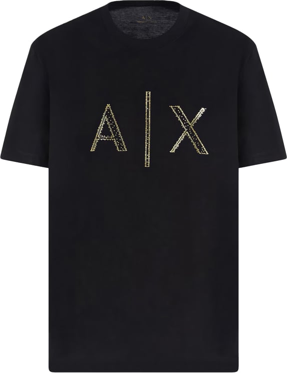 Armani Exchange Regular fit T-shirt Zwart