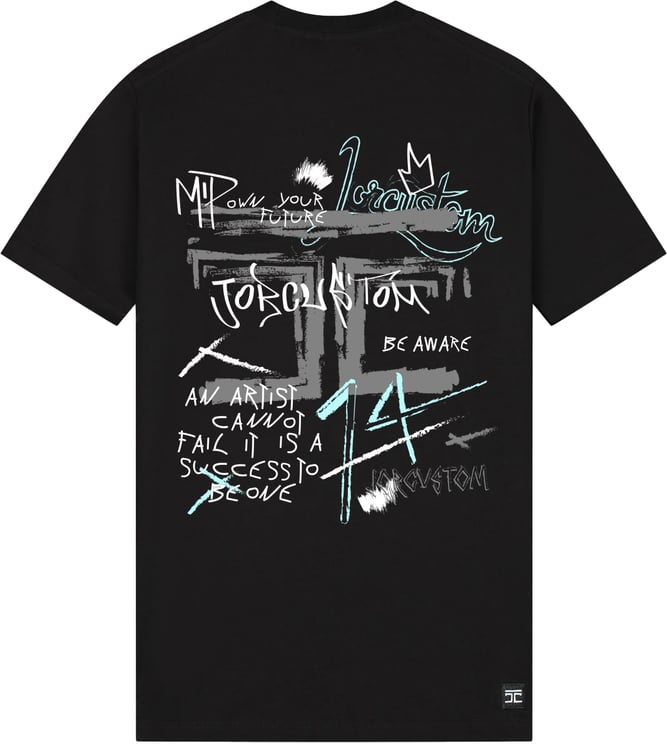 JORCUSTOM Artist Slim Fit T-Shirt Black