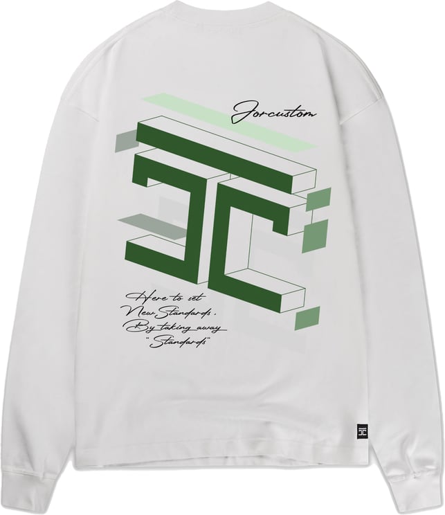 JORCUSTOM Assembly Longsleeve T-Shirt White