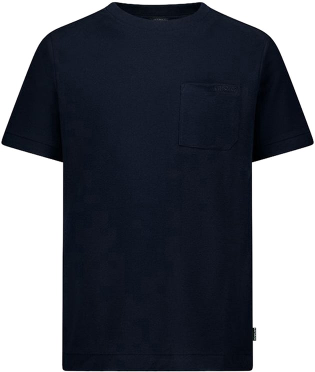 Airforce Woven T-Shirt Blauw