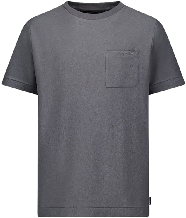 Airforce Woven T-Shirt Grijs