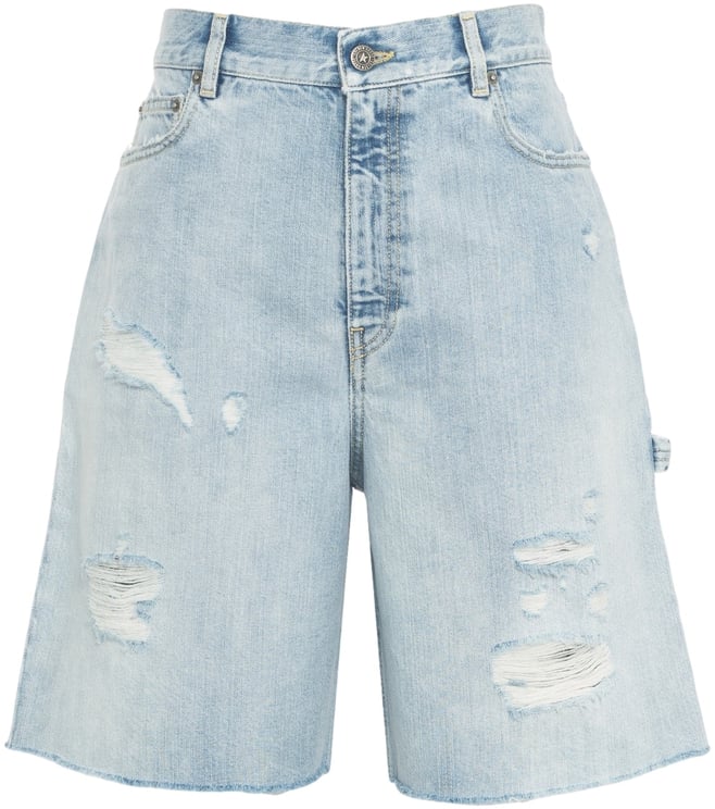 Golden Goose Used look denim bermudas