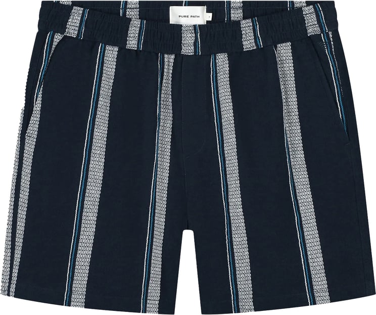 Pure Path Cuban Striped Shorts