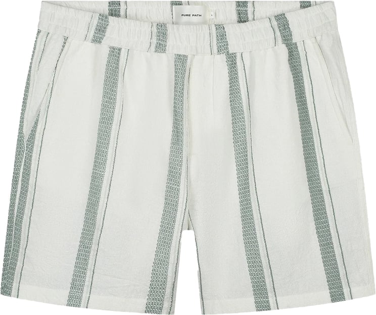 Pure Path Cuban Striped Shorts